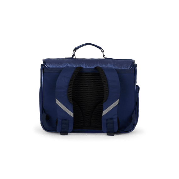 Caramel & Cie Boekentas 38cm Navy Oxford blue