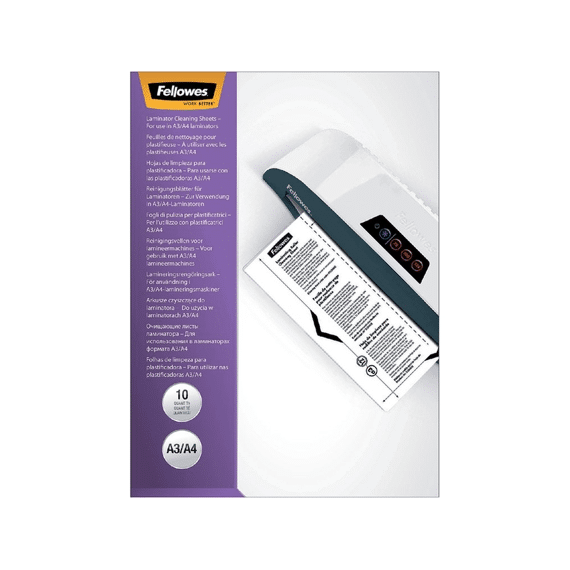Fellowes Lamineerhoes Schoonmaakvellen 10st