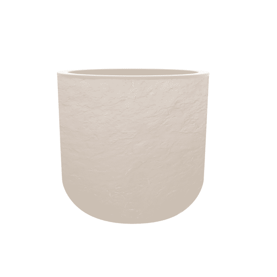 Eda Jardin Bloembak Volcania Up Rond 40cm Beige Kalk