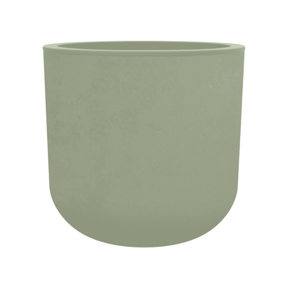 Eda Jardin Bloempot Basalt Up D38.5 H36.8cm Amandel Groen
