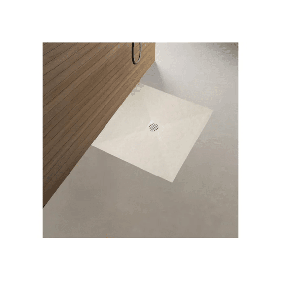 Stonea Douchebak Antislip Composiet 900x900x30 Mm Inkortbaar Beige