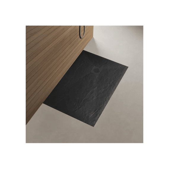 Stonea Douchebak Antislip Composiet 900x1200x30 Mm Inkortbaar Mat Zwart