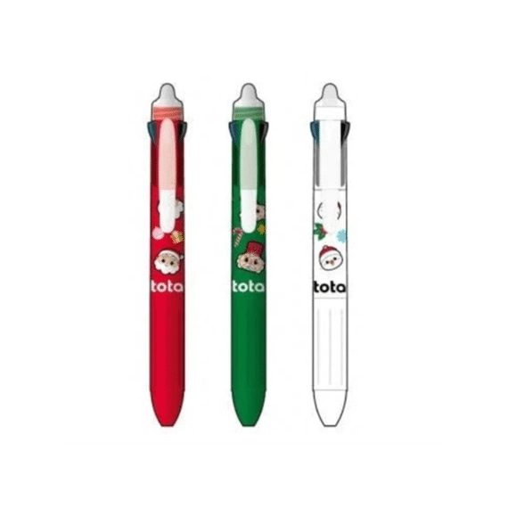 I-total 4-kleurenbalpen Xmas Assortiment