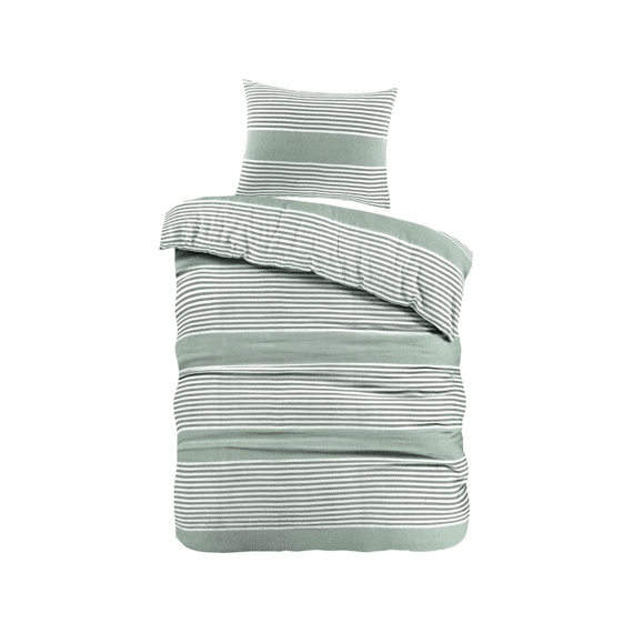Dekbedovertrek Davos Flanel 140x200/220 Licht Groen