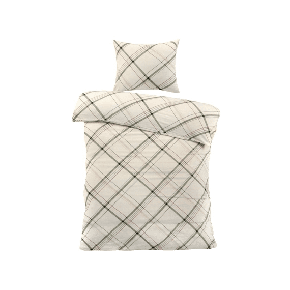 Dekbedovertrek Serfaus Flanel 140x200/220 Ivoor