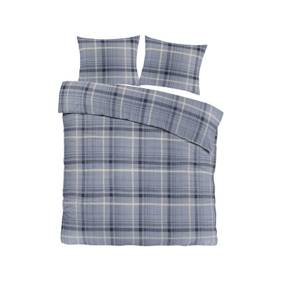 Dekbedovertrek Solden Flanel 200x200/220 Blauw