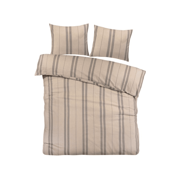 Dekbedovertrek Elmau Flanel 200x200/220 Beige