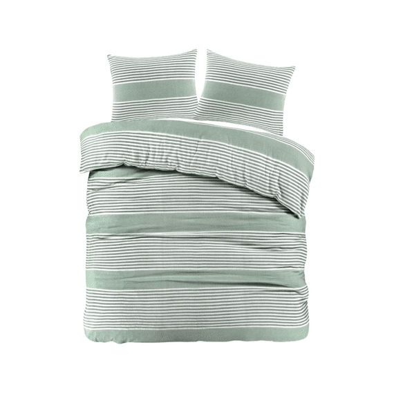 Dekbedovertrek Davos Flanel 240x200/220 Licht Groen