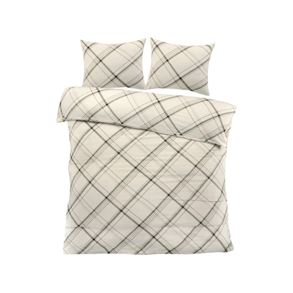 Dekbedovertrek Serfaus Flanel 240x200/220 Ivoor