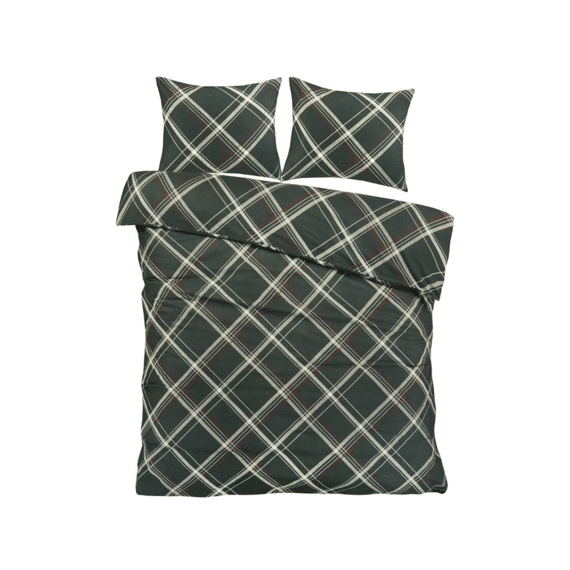 Dekbedovertrek Serfaus Flanel 240x200/220 Groen