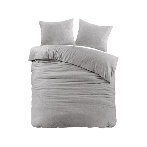 Dekbedovertrek Brienz Flanel 240x200/220 Grijs