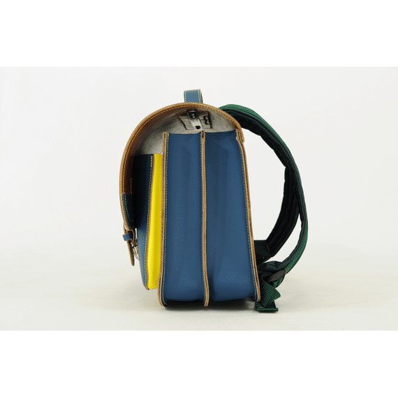 Own Stuff Boekentas Klassiek Petrol/lemon