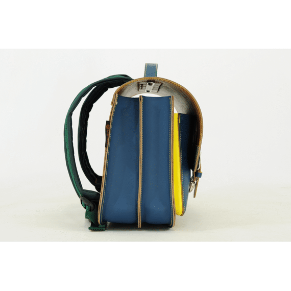 Own Stuff Boekentas Klassiek Petrol/lemon