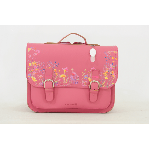 Own Stuff Boekentas Klassiek Wildflowers Antique Pink