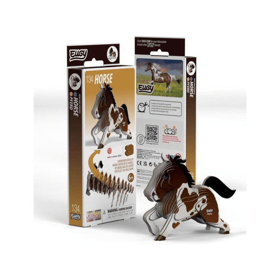 Eugy 3d Model Boerderijdier Paard