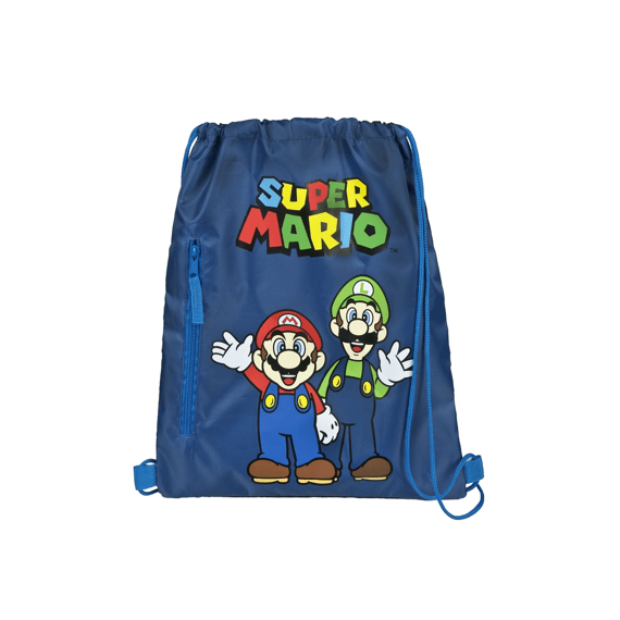 Mario Bross Gym/zwemtas 37x43cm