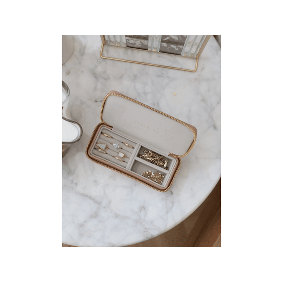 Stackers Patent Rose Mid-size Travel Box