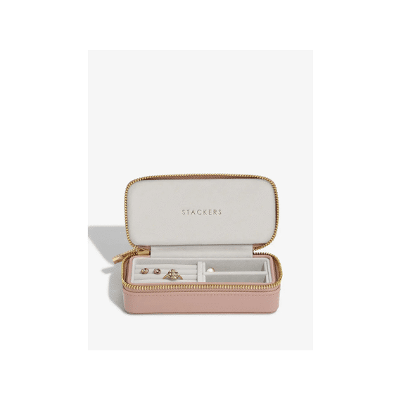Stackers Patent Rose Mid-size Travel Box