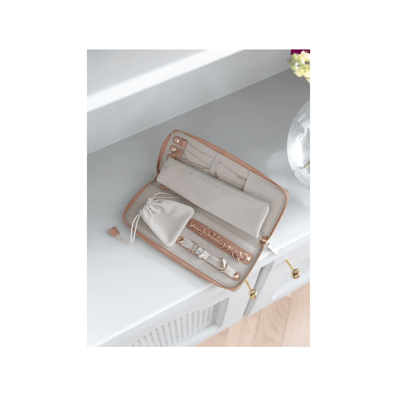 Stackers Patent Rose Jewellery Roll