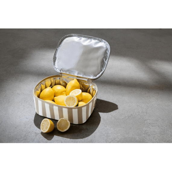 Reisenthel Coolerbag M Pocket Summerstripes Coffee