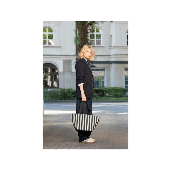 Reisenthel Shopper M Summerstripes Black