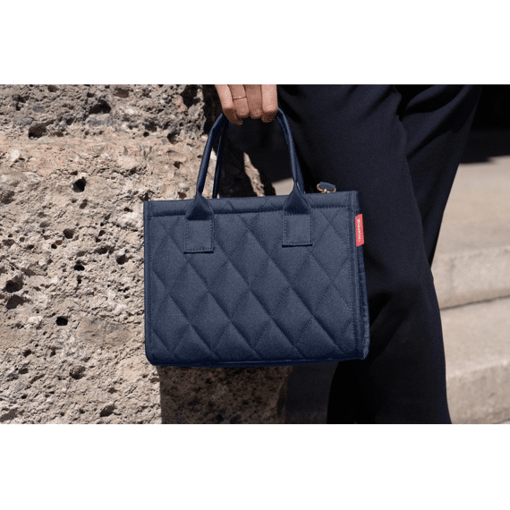 Reisenthel Dailyshopper Xs Rhombus Midnight Gold