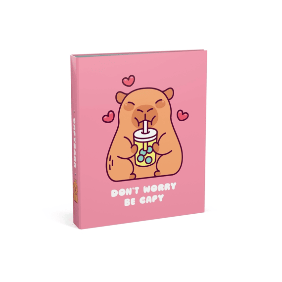 Capybara Ringmap A4 2r Pink