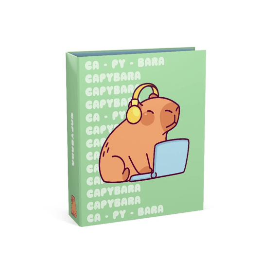 Capybara Brede Ringband 8cm Green