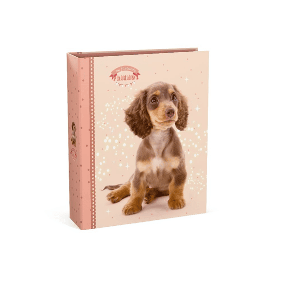 My Favourite Friends Brede Ringband 8cm Hond Roze