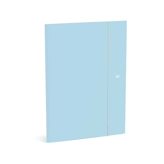 Qc Colour Elastomap Folio A4 Arctic Blue