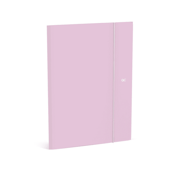 Qc Colour Elastomap Folio A4 Fairy Pink