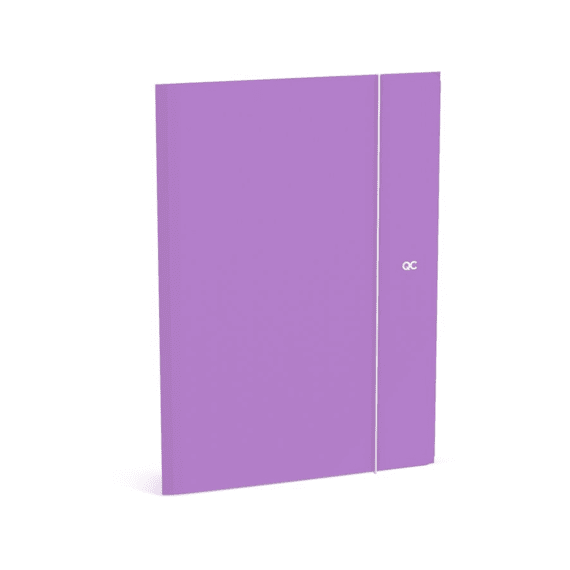 Qc Colour Elastomap Folio A4 Orchid Purple