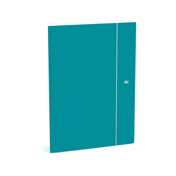Qc Colour Elastomap Folio A4 Teal