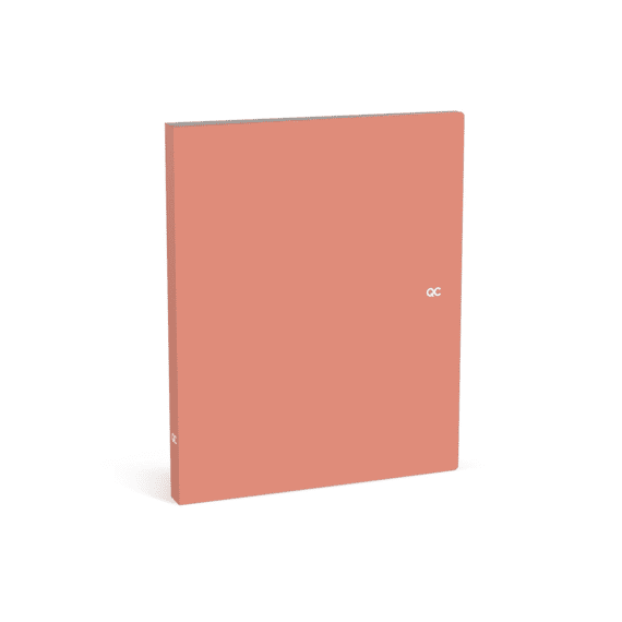 Qc Colour Ringband A4 Mini Polyprop 2 Ringen Pink Clay