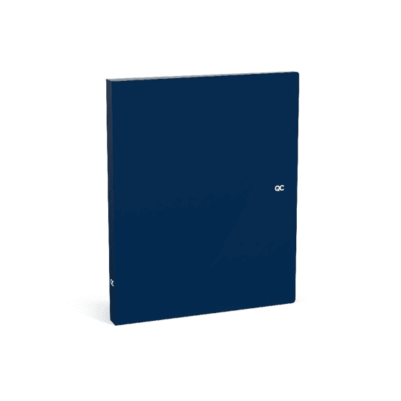 Qc Colour Ringband A4 Mini Polyprop 2 Ringen Navy Blue