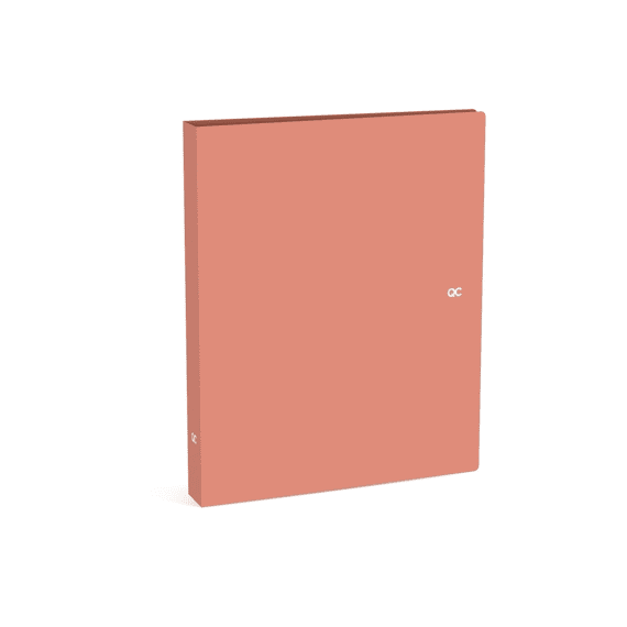 Qc Colour Ringband A4 Polyprop 2 Ringen Pink Clay