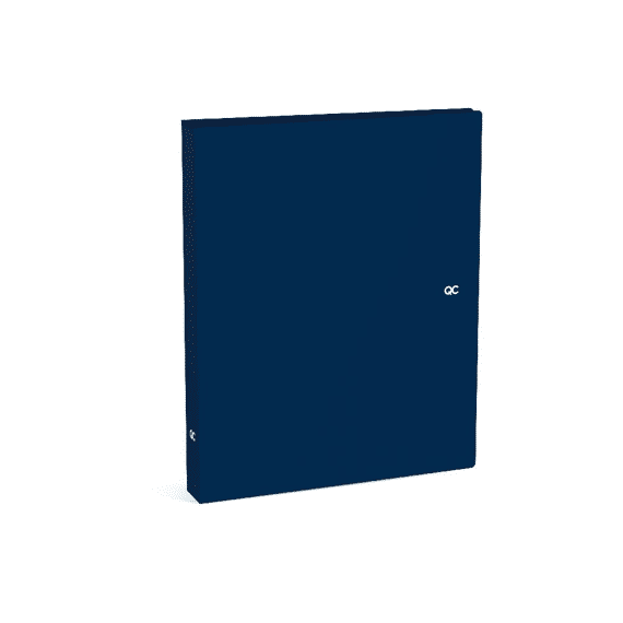 Qc Colour Ringband A4 Polyprop 2 Ringen Navy Blue