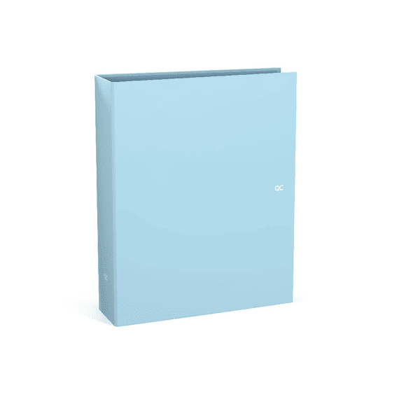Qc Colour Brede Ringband 8cm Arctic Blue
