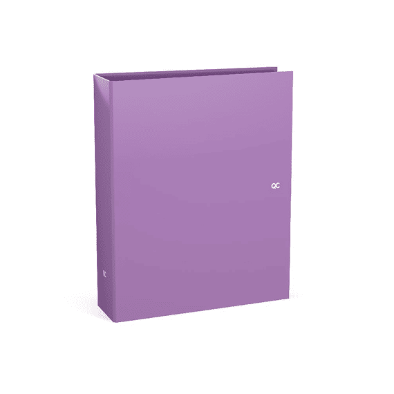Qc Colour Brede Ringband 8cm Orchid Purple