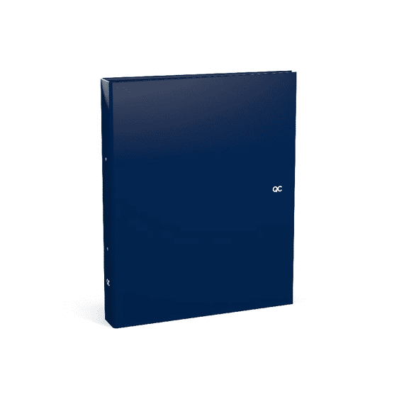 Qc Colour Ringband A4 2 Ringen Navy Blue