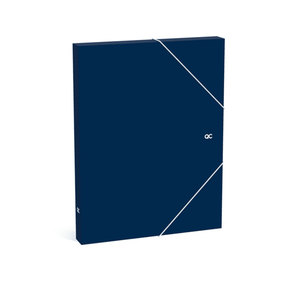 Qc Colour Documentenbox Pp A4 Navy Blue