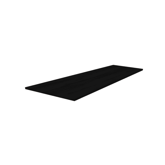 Thys Werkblad Vlak Trendline Woodlook 161x46x38cm Black