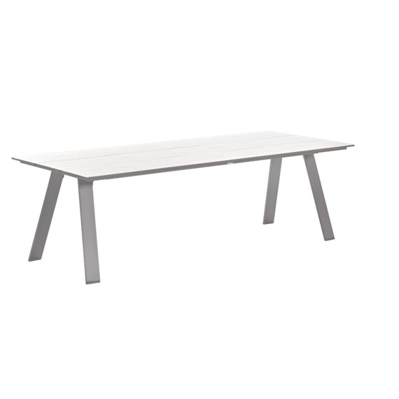 Nevada Dining Tafel 240x100cm Taupe/light Teak Vironwood