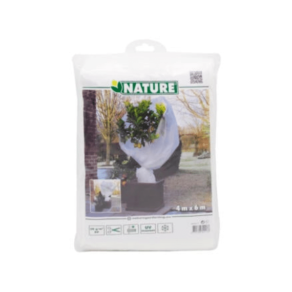 Nature Winterafdekvlies Pp Wit 30g/m² 4x6m