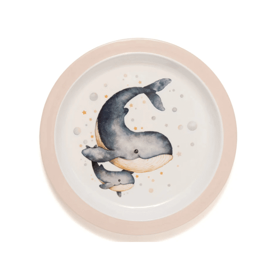 Petit Monkey Melamine Bord Whale