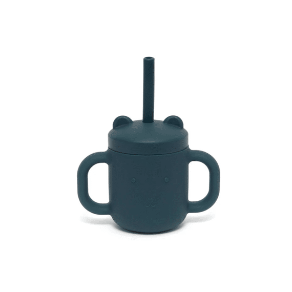 Petit Monkey Drinkbeker Met Rietje Balsam Blue