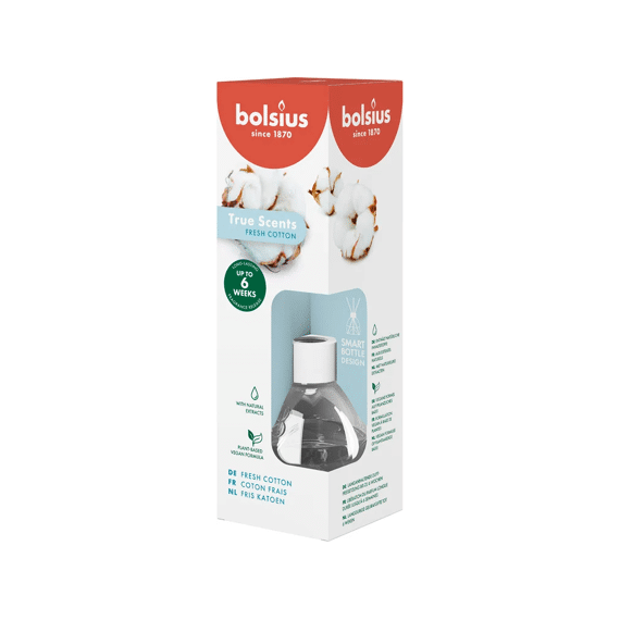 Geurstokjes 60ml We True Scents Fresh Cotton