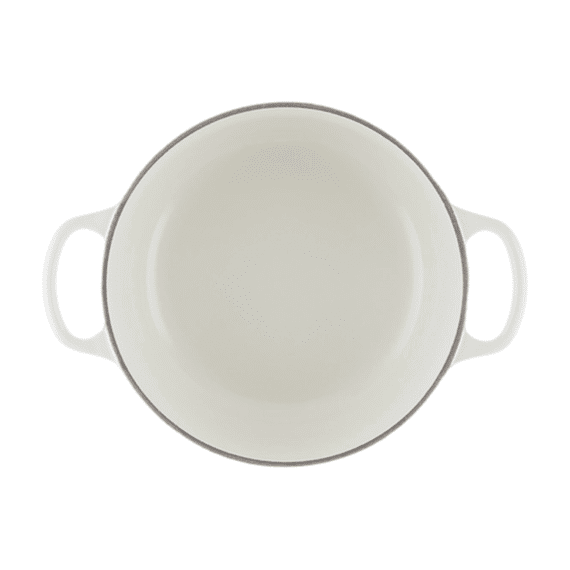 Le Creuset Signature Braad- /stoofpan Rond 28cm 6.7l White