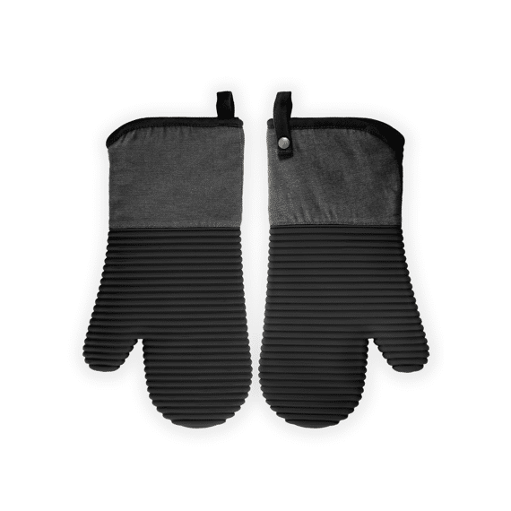 Tiseco Ovenwant (1r + 1l) Silo 18x33cm Zwart