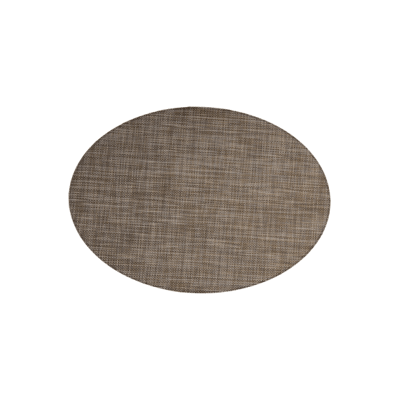 Tiseco Placemat Microban Purus Ovaal 33x46cm Mokka